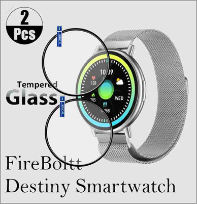 S9HUB Screen Guard for FIRE BOLTT DESTINY SMARTWATCH(Pack of 2)