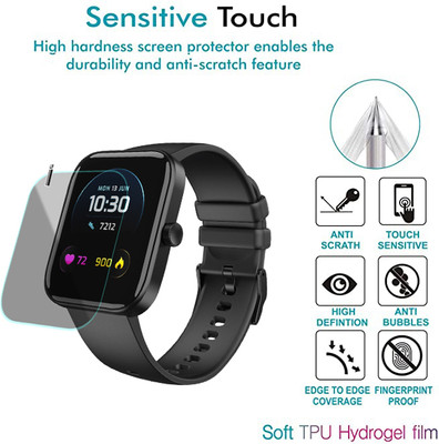 XAZE Screen Guard for Gizmore Vogue Smartwatch(Pack of 2)