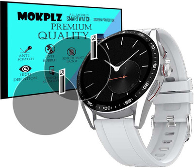 MOKPLZ Screen Guard for FIRE BOLTT INVINCIBLE PLUS SMARTWATCH(Pack of 2)