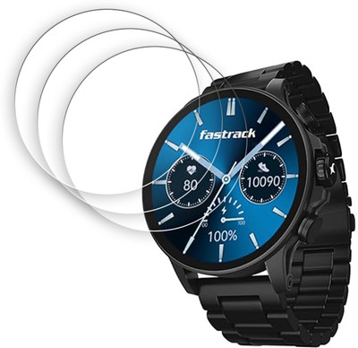SOMTONE Edge To Edge Screen Guard for Fastrack Marvellous FX2 3.9 CM Smartwatch Screen Protector | Anti-Scratch | Edge to Edge Full Coverage | 9H Hardness | Screen Guard for Smartwatch(Pack of 3)