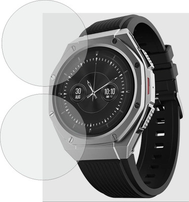 CUBES Screen Guard for BoAt Enigma X600 Smartwatch, With 1.43 Inch AMOLED Display | Crack proof | Touch Sensitive | Unbreakable | Ultra Thin | Edge To Edge TPU Film(Pack of 2)