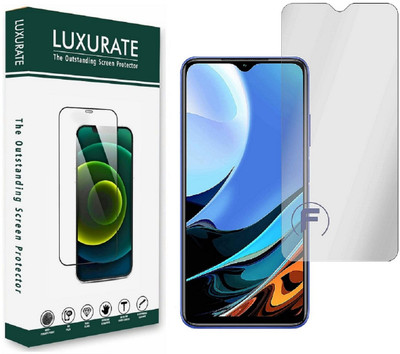 LUXURATE Edge To Edge Tempered Glass for Vivo T1 44W(Pack of 1)