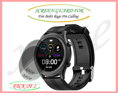 XAZE Screen Guard for Fire Boltt Rage Pro Calling Smartwatch(Pack of 2)