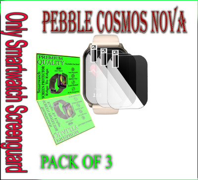 daffin Screen Guard for Pebble Cosmos Nova(Pack of 3)
