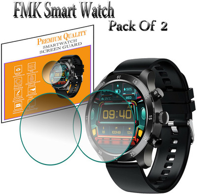 HIDEOUS Screen Guard for FMK Smart Watch(Pack of 2)