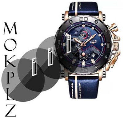 MOKPLZ Screen Guard for LIGE MEANS ANALOG QUARTZ WATCH(Pack of 3)