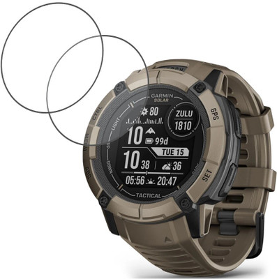 DVMART Screen Guard for Garmin Instinct 2X Solar - Tactical Edition 50mm Crystal Clear(Pack of 2)