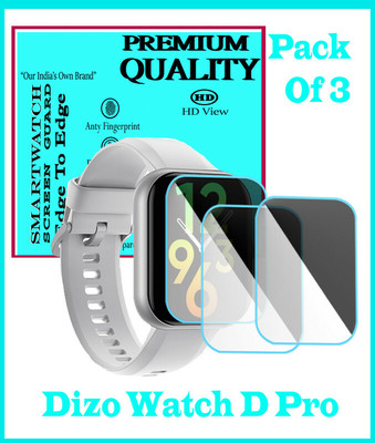 HIDEOUS Screen Guard for DIZO WATCH D PRO(Pack of 3)