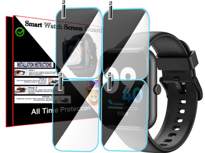 HIDEOUS Screen Guard for DIZO Watch D Plus.(Pack of 4)