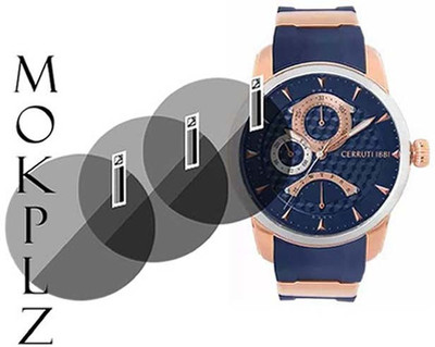 MOKPLZ Screen Guard for CERRUTI 1881 TESERO CRA21607 ANALOG DIAL(Pack of 3)