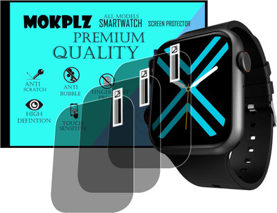 MOKPLZ Screen Guard for FIRE BOLTT RING PLUS SMARTWATCH(Pack of 3)