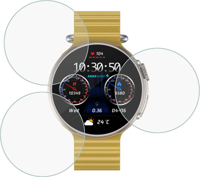 MOKPLZ Screen Guard for FIRE BOLTT CYCLONE PRO SMARTWATCH(Pack of 3)