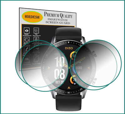 hirdesh Screen Guard for DIZO Watch R Talk(Pack of 4)