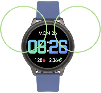 DVTECH Screen Guard for Crystal Clear TIMEX DIGITAL BLACk WATCH-TWTXW201T(Pack of 2)