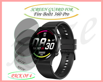 XAZE Screen Guard for Fire Boltt 360 Pro Smartwatch(Pack of 4)