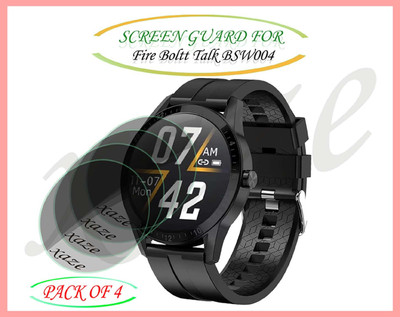 XAZE Screen Guard for Fire Boltt Talk BSW004 Smartwatch(Pack of 4)