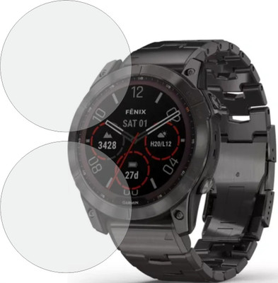MOBART Edge To Edge Screen Guard for Garmin Fenix 7S Solar 42mm(Pack of 2)