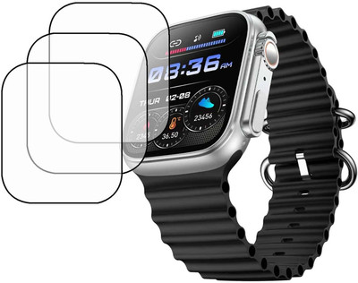 MOKPLZ Screen Guard for PTRON REFLECT PRO SMARTWATCH(Pack of 3)