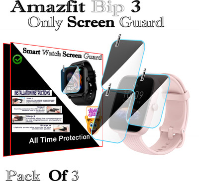 HIDEOUS Screen Guard for Amazfit Bip 3(Pack of 2)