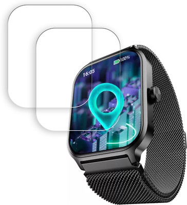 SOMTONE Screen Guard for boAt Storm Call 3 Plus 1.96 inch Smartwatch Screen Protector | Anti-Scratch | Edge to Edge Full Coverage | 9H Hardness | Screen Guard for Smartwatch(Pack of 2)
