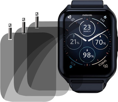 TXGO Screen Guard for Motorola Moto Watch 70 Smartwatch(Pack of 3)