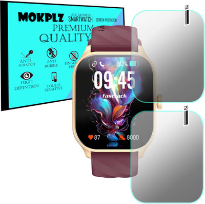 MOKPLZ Screen Guard for FASTRACK REFLEX POWER SMARTWATCH(Pack of 2)