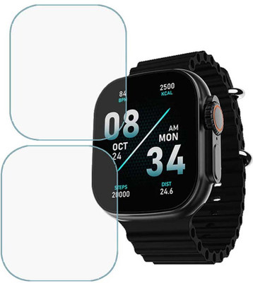 MOKPLZ Screen Guard for BOAT WAVE GLORY SMARTWATCH(Pack of 2)