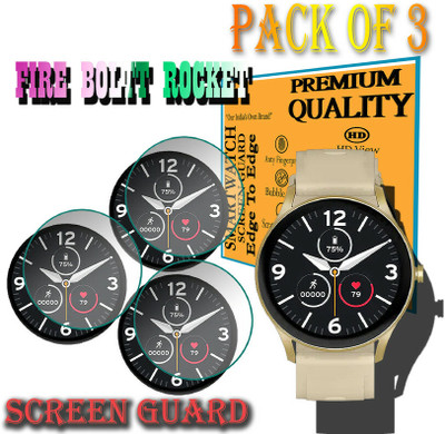 daffin Screen Guard for Fire-Boltt Rocket(Pack of 3)