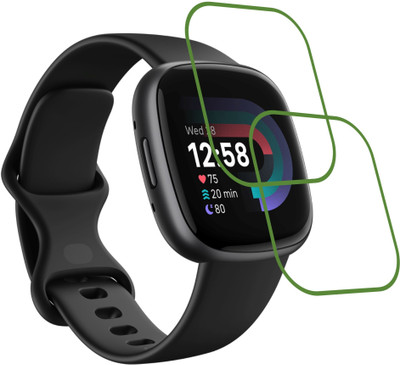 DVTECH Screen Guard for Crystal Clear Fitbit Versa 4(Pack of 2)