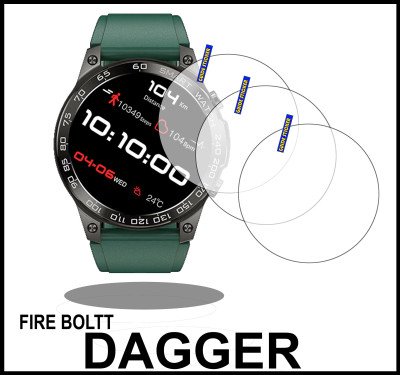 TWUAOP Screen Guard for FIRE BOLTT DAGGER(Pack of 3)