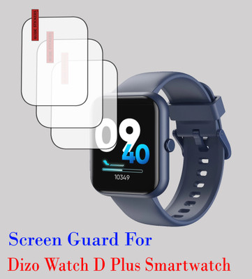 EJZATEX Screen Guard for DIZO WATCH D PLUS SMARTWATCH, SCREEN GUARD(Pack of 3)
