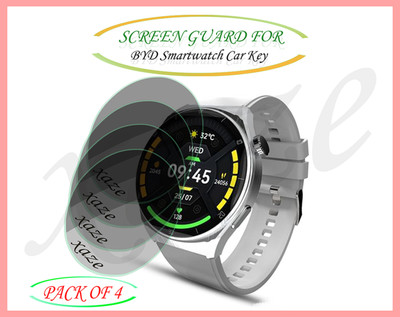 XAZE Screen Guard for BYD Smartwatch Car Key(Pack of 4)