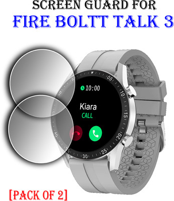 EJZATI Screen Guard for FIRE BOLTT TALK 3 SMARTWATCH(Pack of 2)