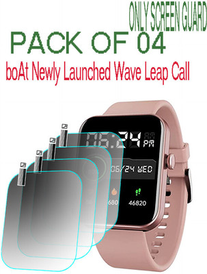HIDEOUS Screen Guard for boAt Wave Leap Call(Pack of 4)