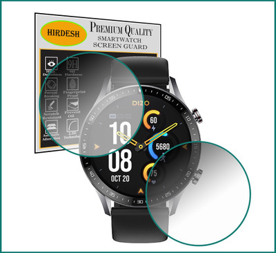 hirdesh Screen Guard for DIZO Watch R Talk(Pack of 2)