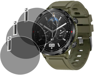 MOKPLZ Screen Guard for FIRE BOLTT SPHERE SMARTWATCH(Pack of 3)