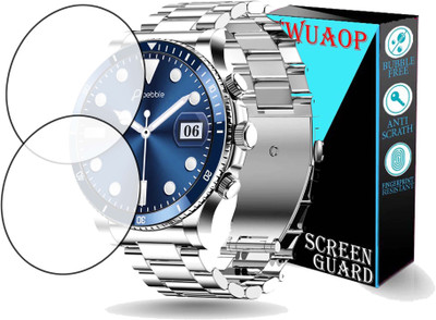 TWUAOP Screen Guard for PEBBLE CHROME SMARTWATCH(Pack of 2)