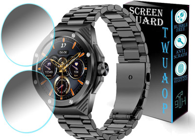 TWUAOP Screen Guard for PEBBLE ODYSSEY SMARTWATCH(Pack of 2)