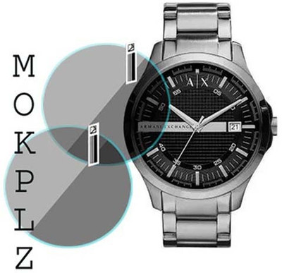 MOKPLZ Screen Guard for ARMANI EXCHANGE HAMPTON ANALOG(Pack of 2)
