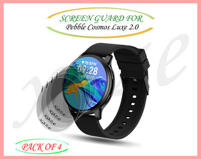 XAZE Screen Guard for Pebble Cosmos Luxe 2.0 Smartwatch(Pack of 4)