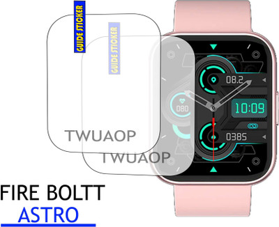 TWUAOP Screen Guard for FIRE BOLTT ASTRO(Pack of 2)