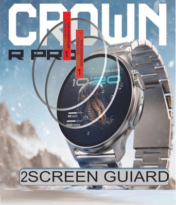 GLAMEECH Screen Guard for BOULT CROWN R PRO SMARTWATCH(Pack of 2)
