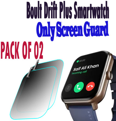 daffin Screen Guard for Boult Drift+(Pack of 2)