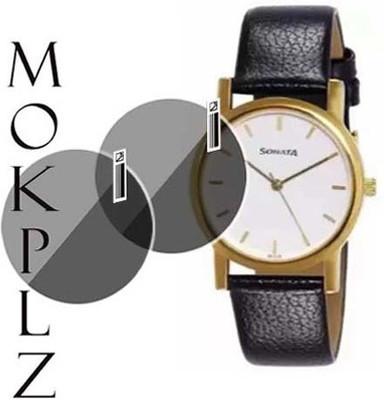 MOKPLZ Screen Guard for SONATA NN7987YL02WANALOG WATCH(Pack of 2)