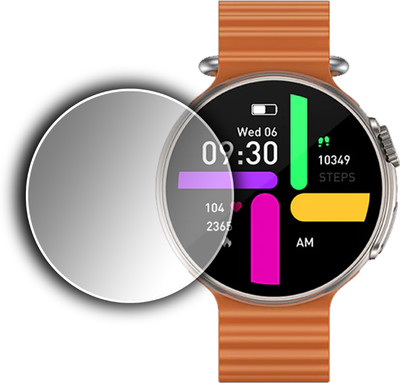 ejzatex Screen Guard for FIRE BOLTT ASTEROID SMARTWATCH, SCREEN GUARD(Pack of 1)