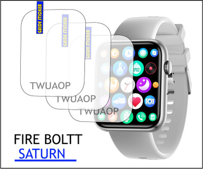 TWUAOP Screen Guard for FIRE BOLTT SATURN(Pack of 3)