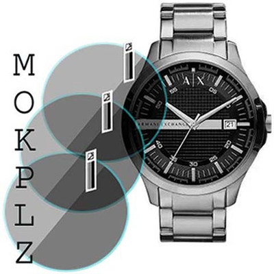 MOKPLZ Screen Guard for ARMANI EXCHANGE HAMPTON ANALOG(Pack of 3)