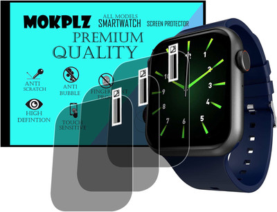 MOKPLZ Screen Guard for FIRE BOLTT RING PLUS SMARTWATCH(Pack of 3)