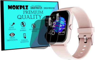 MOKPLZ Screen Guard for AMBRANE WISE EON MAX SMARTWATCH(Pack of 2)