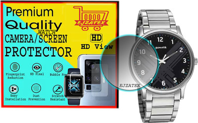 ejzatex Screen Guard for SONATA SMART PLAID ANALOG BLACK DIAL MENS WATCH 77105SM02 38MM WATCH(Pack of 1)